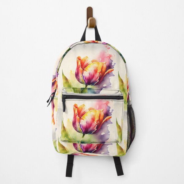 Item preview, Tulip Flower, Watercolor colorful Design. designed and sold by Florrinda.
