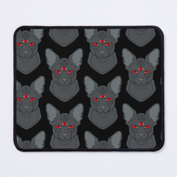 Item preview, Grey sphinx with 3 eyes designed and sold by TeaTeaDraws.