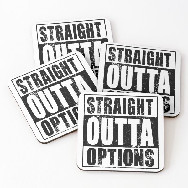 Item preview, Straight Outta Options (black) designed and sold by SolidEarthArt.