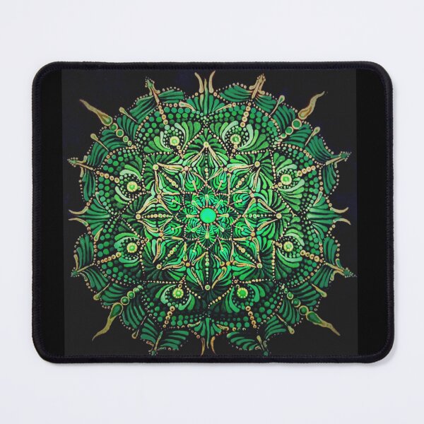 Item preview, Malachite and Gold designed and sold by The Dotty Cottage Arts.
