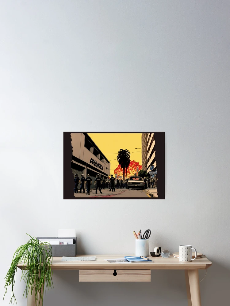 Thumbnail 2 of 3, Poster, LA Riots 1992 designed and sold by iLabarum.
