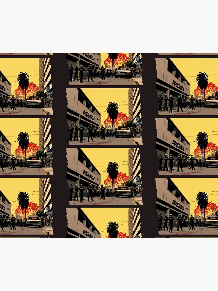 Thumbnail 6 of 6, Throw Blanket, LA Riots 1992 designed and sold by iLabarum.