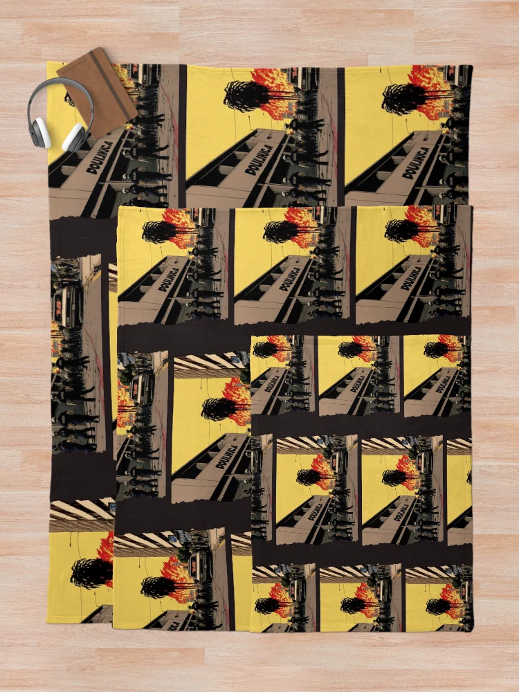 Thumbnail 5 of 6, Throw Blanket, LA Riots 1992 designed and sold by iLabarum.