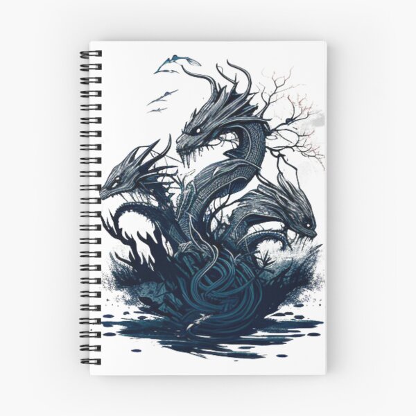 Item preview, Three headed Snake hydra myth design designed and sold by Power Phoenix.