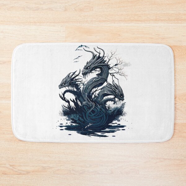 Item preview, Three headed Snake hydra myth design designed and sold by Power Phoenix.