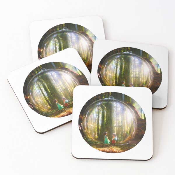 Item preview, Reflections of Nature: A Round Print of a Landscape inside a Glass designed and sold by Mechanical-Artt.