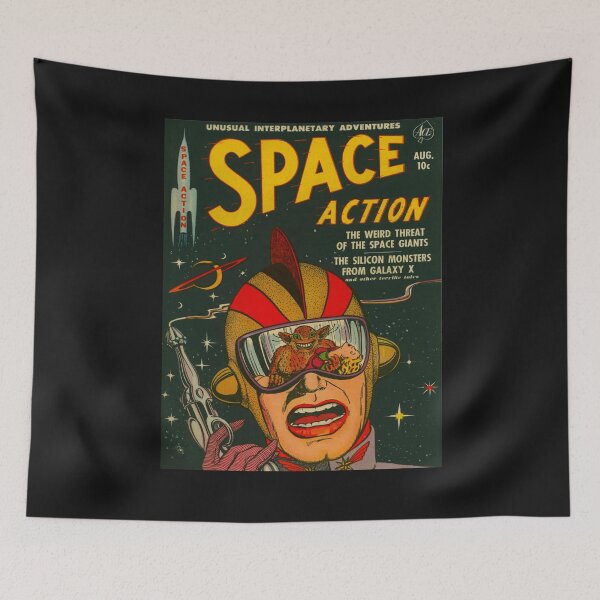 Item preview, SPACE ACTION COMICS (VINTAGE #1) designed and sold by ForecastVSN.