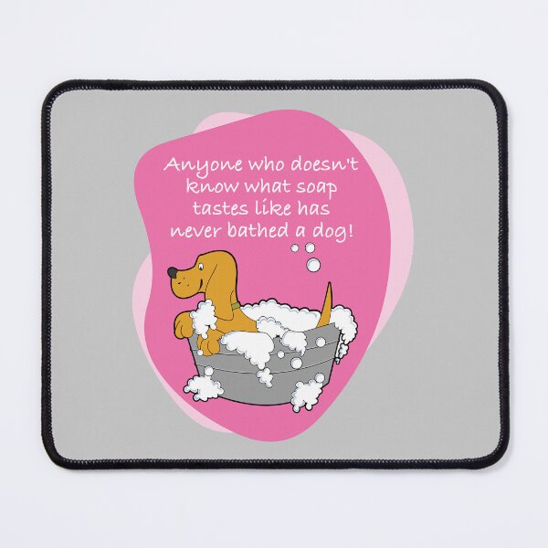Item preview, Bubble Bath Bliss for Dogs | A Must-Have for Dog Lovers (Pink) designed and sold by Strad Digital ART.