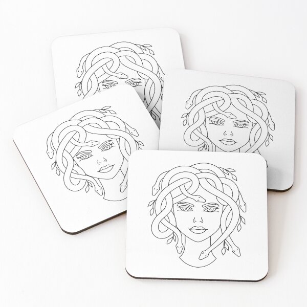 Item preview, Medusa Snake Face Goddess Medusa halloween Greek Mythology Snakes head witch Mythology Witchy Woman designed and sold by HAWORD.