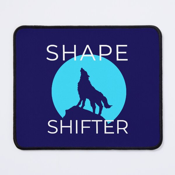 Item preview, Shape Shifter Wolf Spirit Animal Mythology Blue designed and sold by StudioTina.