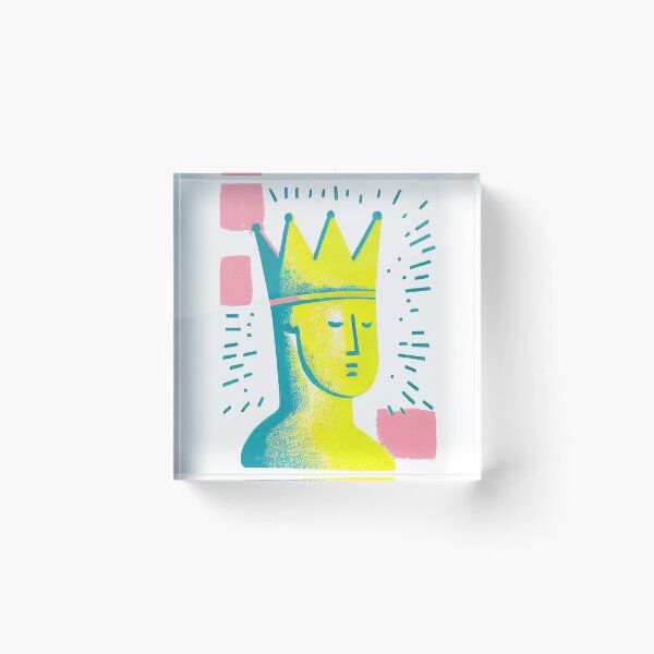 Item preview, Abstract King Fairytale Art Retro Modern Art designed and sold by PinkNomad.
