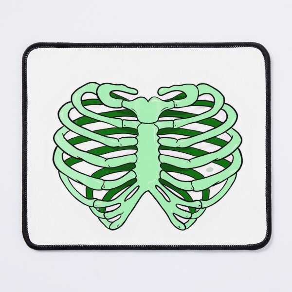 Item preview, ribcage heart - green designed and sold by Jesanns.