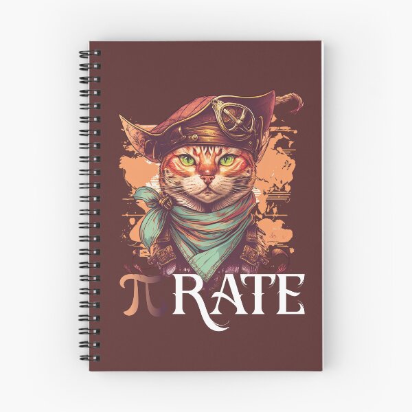 Item preview, Pi Day Pirate Cat 3.14 Funny Math Science Teacher Cat Pirate designed and sold by GOODMORNING-ART.