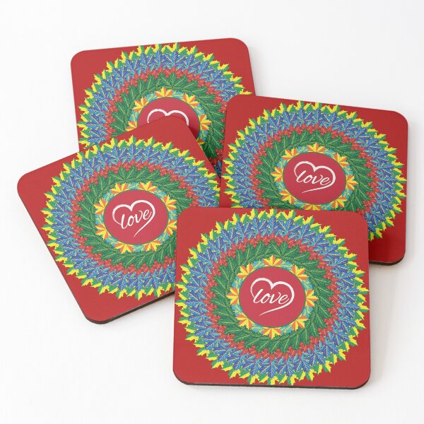 Item preview, Valentine love leaf Art design designed and sold by MubaraksArt.