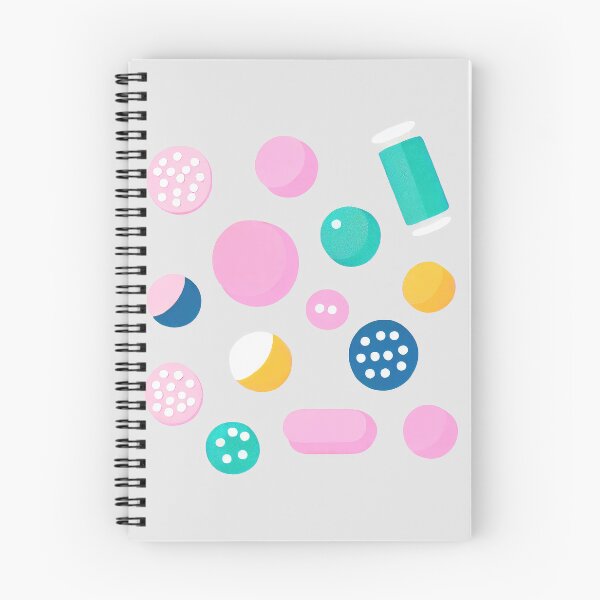 Item preview, Abstract Medical Pills Grey Pink Modern Art designed and sold by PinkNomad.
