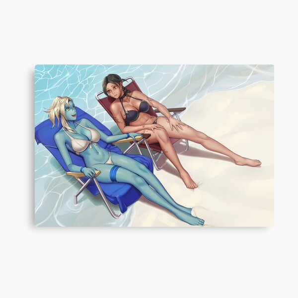 Sunbathers (Michendora & Tsuno) Metal Print