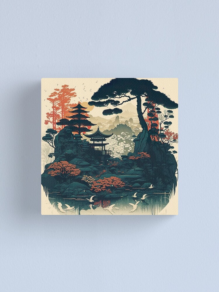 S-M-L-XL Custom Ceramic hot Japanese Ukiyo-E Painting Tile Mural. Mannen Bridge By Katsushika Hokusai