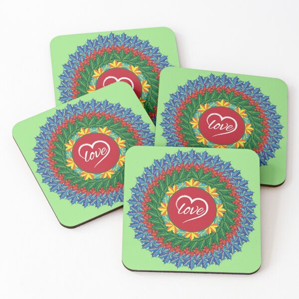 Item preview, Valentine love leaf Art design designed and sold by MubaraksArt.