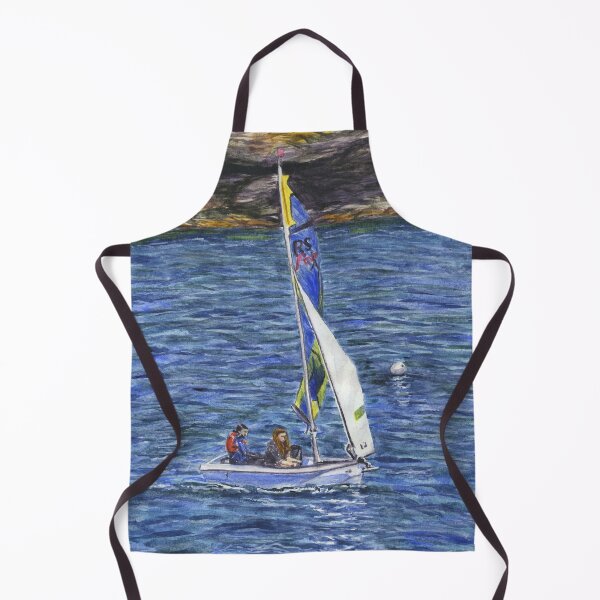 Item preview, RS Feva in Porth Diana: Sailing Dinghy at Trearddur Bay designed and sold by LymphomaLass.