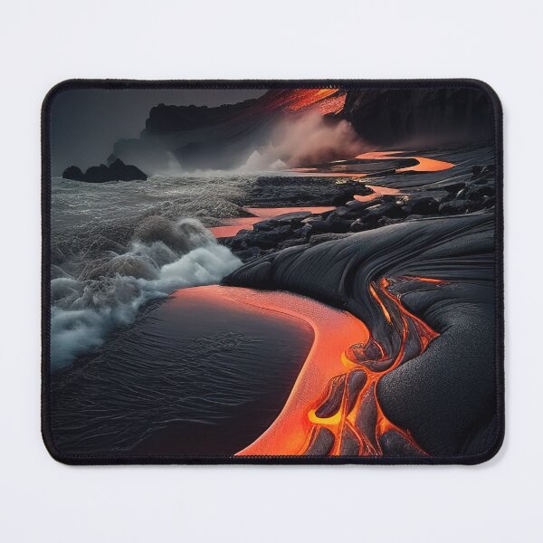 Artikelvorschau, Hawaii vulkanisches Magma am Strand entworfen und verkauft von RK - Shop.