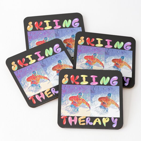 Item preview,   SKIING THERAPY designed and sold by starfishstuff.