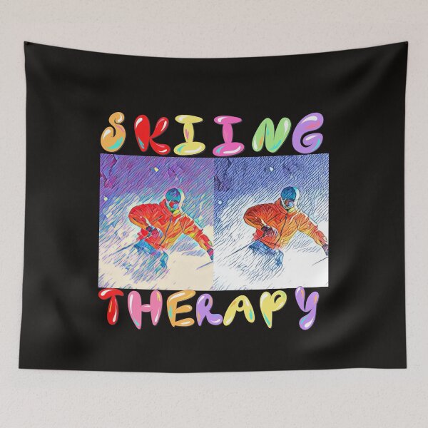 Item preview,   SKIING THERAPY designed and sold by starfishstuff.