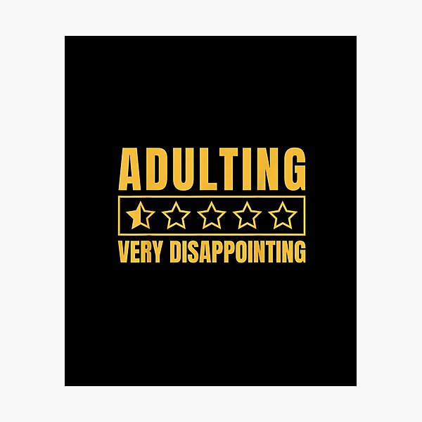 Item preview,  Adulting Very Disappointing designed and sold by ✔️   Disney    ✔️.