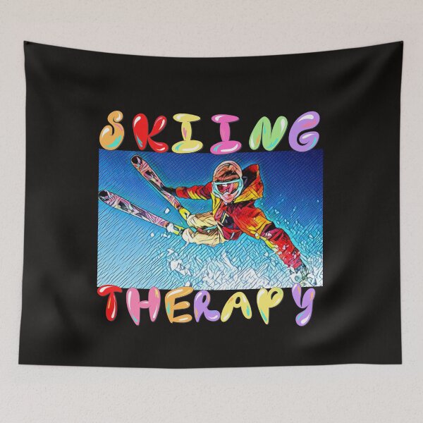 Item preview,    SKIING THERAPY designed and sold by starfishstuff.