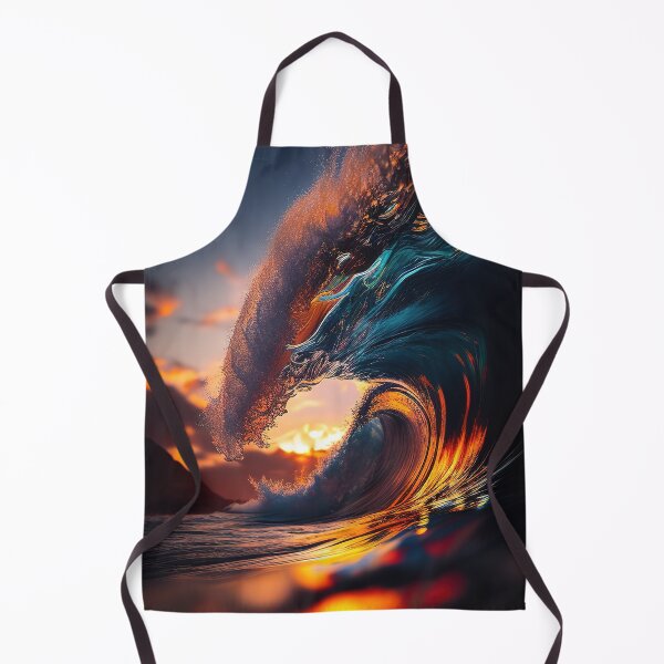 Item preview, Hawaii sunrise surfers wave designed and sold by RK - Shop.