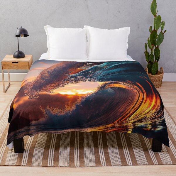 Item preview, Hawaii sunrise surfers wave designed and sold by RK - Shop.