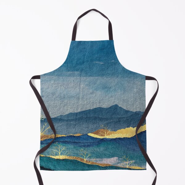 Item preview, Breathtaking Blue Mountain Landscape With Golden Trees Abstract designed and sold by DEC02.