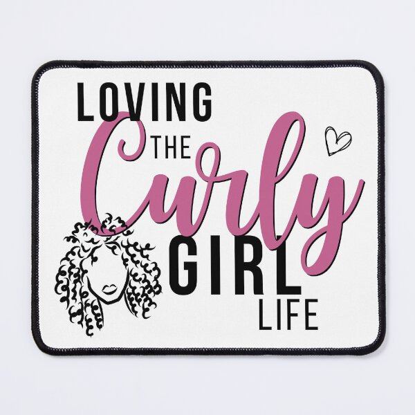 Item preview, Loving the Curly Girl Life (Small Buns) designed and sold by Curly-Cuties.