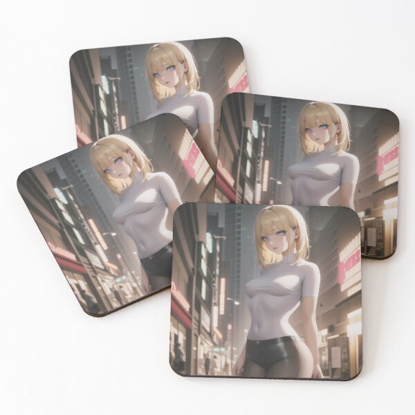 Item preview, Pretty Skinny Blonde Anime Girl In The City designed and sold by bnm008.