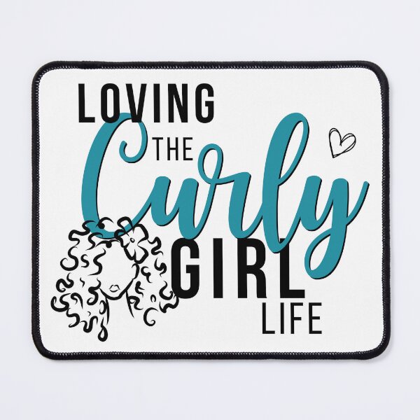 Item preview, Loving the Curly Girl Life (Flower) designed and sold by Curly-Cuties.
