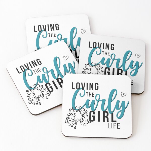 Item preview, Loving the Curly Girl Life (Flower) designed and sold by Curly-Cuties.
