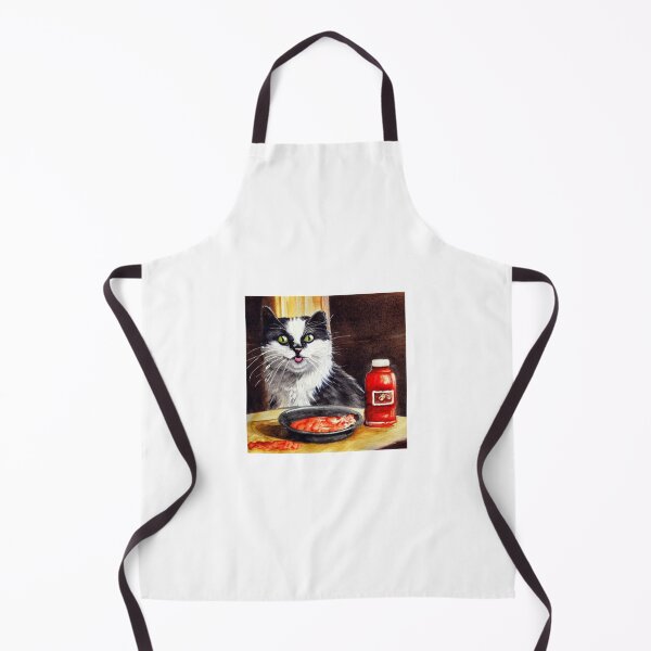 Artikelvorschau, Katze frisst Ketchup 07 entworfen und verkauft von CheeseBlueprint.