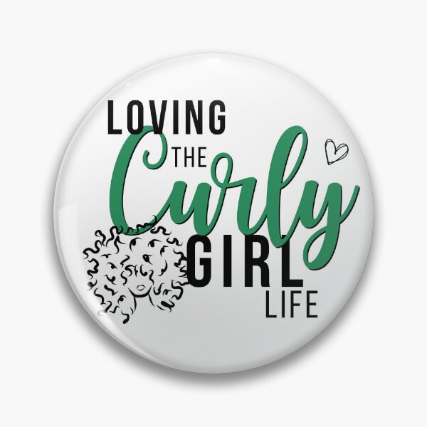 Item preview, Loving the Curly Girl Life (Big Hair) designed and sold by Curly-Cuties.