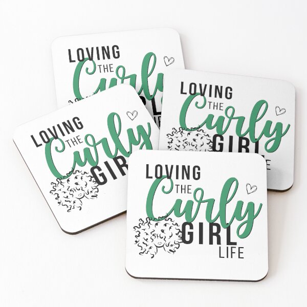 Item preview, Loving the Curly Girl Life (Big Hair) designed and sold by Curly-Cuties.