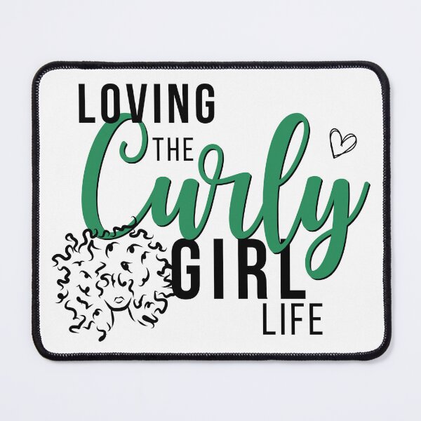 Item preview, Loving the Curly Girl Life (Big Hair) designed and sold by Curly-Cuties.