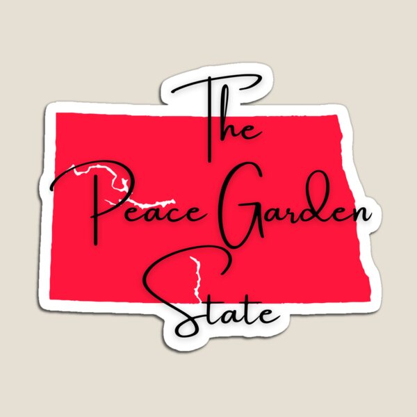 Item preview, North Dakota | The Peace Garden State | State Nicknames Series designed and sold by SaltyLass.