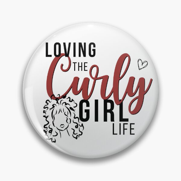 Item preview, Loving the Curly Girl Life (Half Up) designed and sold by Curly-Cuties.