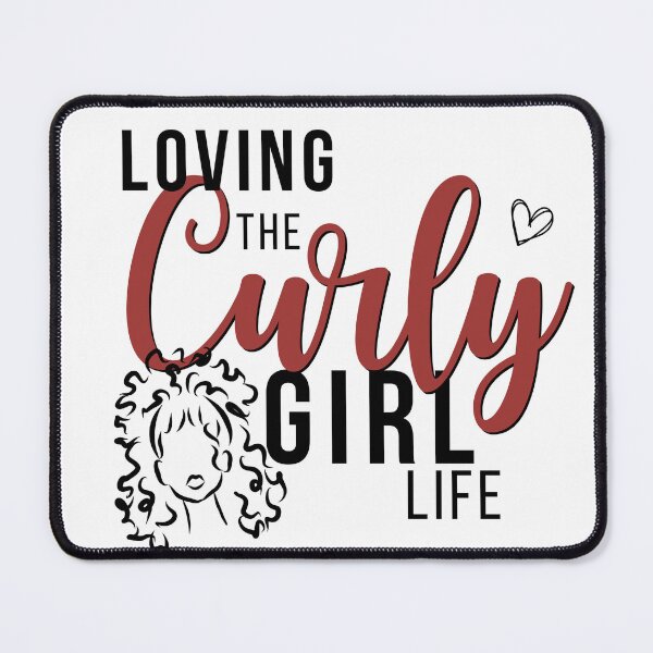 Item preview, Loving the Curly Girl Life (Half Up) designed and sold by Curly-Cuties.