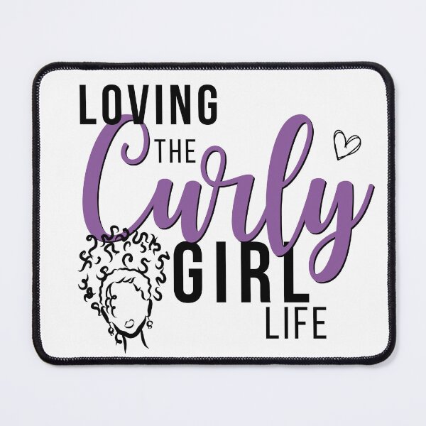 Item preview, Loving the Curly Girl Life (Puff) designed and sold by Curly-Cuties.