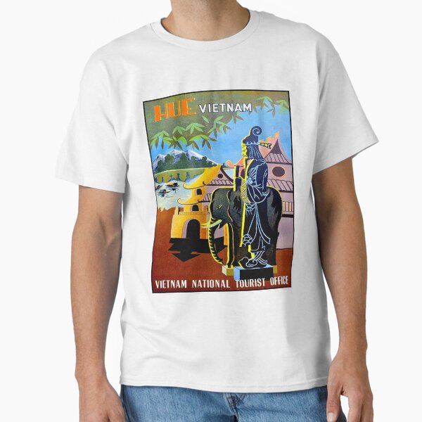 Aperçu de l'œuvre VIETNAM: Impression publicitaire de tourisme Vintage Hue créée et vendue par posterbobs.