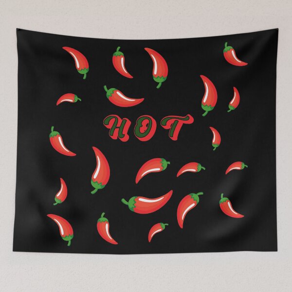 Item preview, red hot chili pepper designed and sold by RESISTORART.