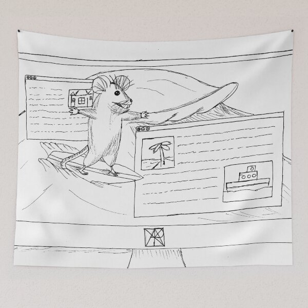 Item preview, Mouse Surfing the Internet designed and sold by Marian Hayes.