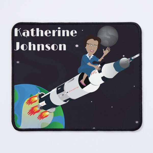 Item preview, Katherine Johnson Flying Through Space designed and sold by EsjCreative.