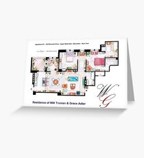 Apartment of Will Truman and Grace Adler Greeting Card