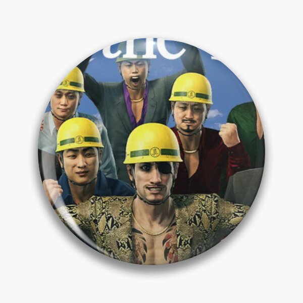Item preview, Majima Construction Advertisement Poster designed and sold by Waffalz420.