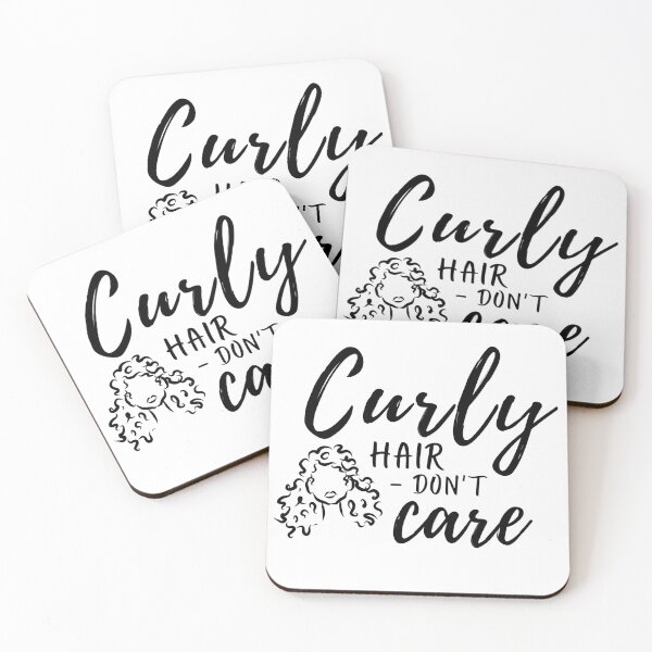 Item preview, Curly Hair - Don't Care (Half Up) designed and sold by Curly-Cuties.